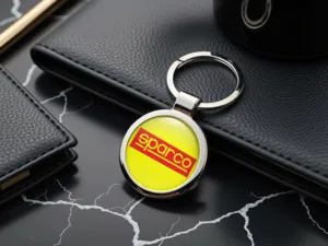 Sparco Logo Schlüsselanhänger Maßgeschneidert Metall